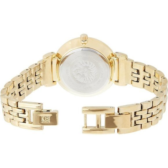 Women\'s‎ Gold Grey Mineral Crystal Lens Bracelet Watch main image 5